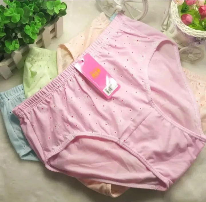 3 piece Printed comfortable Cotton Panty For Women